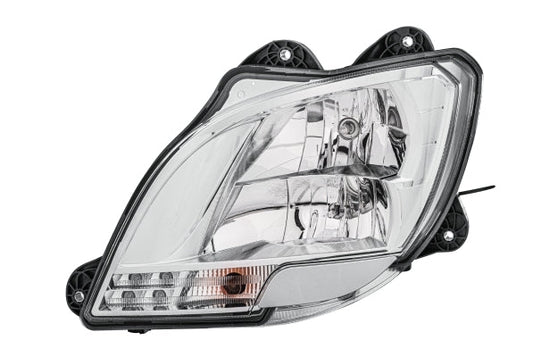 HELLA 1ED 010 116-531 FF/Halogen Headlight for right-hand traffic - left