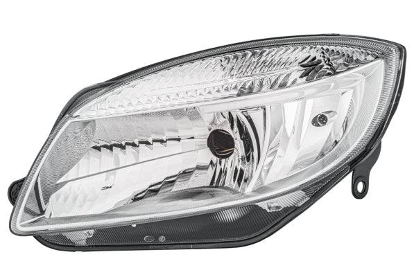 HELLA 1ED 247 025-211 Single Headlight/FF/Halogen Headlight for Skoda Fabia II (542) for right-hand traffic - left