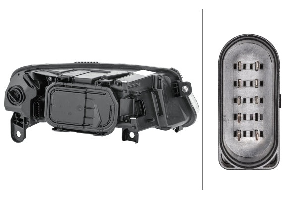 HELLA 1EE 008 880-011 Halogen Headlight for Audi A6 Avant (4F5, C6) for right-hand traffic - left