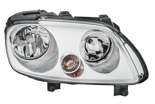 HELLA 1EE 010 203-021 Halogen Headlight for VW Touran (1T1, 1T2) Chrome for right-hand traffic- right