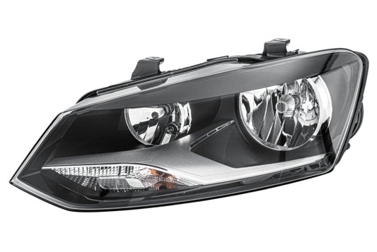 HELLA 1EE 247 051-011 Halogen Headlight for VW Polo (6R1, 6C1) for right-hand traffic - left