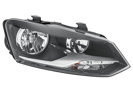 HELLA 1EE 247 051-021 Halogen Headlight for VW Polo (6R1, 6C1) for right-hand traffic- right