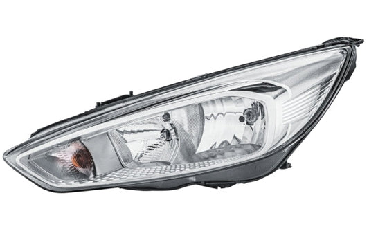 HELLA 1EE 354 827-051 Bulb Headlight for Ford Focus III Chrome for right-hand traffic - left