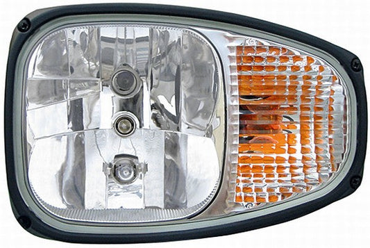 HELLA 1EE 996 174-277 Halogen Headlight Combi 220 12V Hardened diffusing lens transparent DEUTSCH plug - left