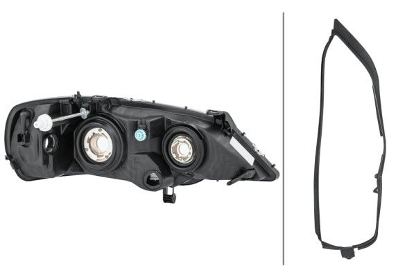 HELLA 1EG 007 640-311 Halogen Headlight for Opel Astra G Hatchback (T98) for right-hand traffic - left