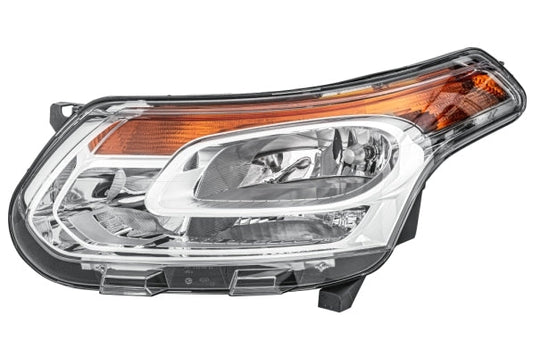 HELLA 1EG 009 767-011 FF/Halogen Headlight for Citroën C3 Picasso (SH_) for right-hand traffic - left
