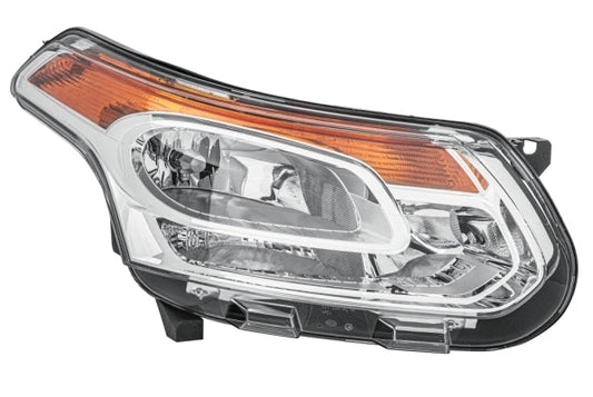 HELLA 1EG 009 767-021 FF/Halogen Headlight for Citroën C3 Picasso (SH_) for right-hand traffic- right