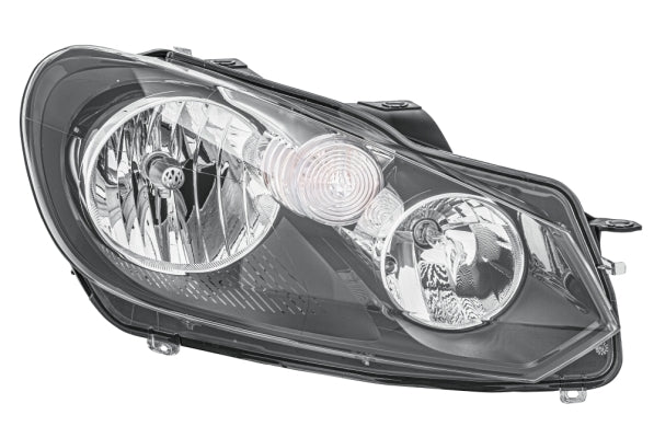 HELLA 1EG 009 901-221 Halogen/FF Headlight for VW Golf VI (5K1) for right-hand traffic- right