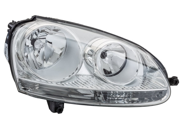 HELLA 1EG 247 007-571 Halogen Headlight for VW Golf V (1K1) Chrome for right-hand traffic - left