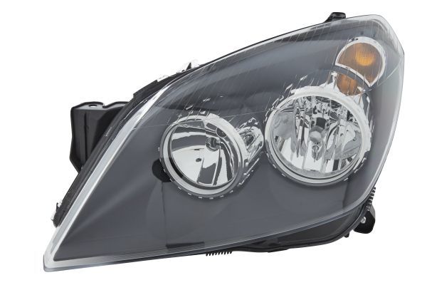 HELLA 1EG 270 370-311 Halogen Headlight for Opel Astra H (A04) Black for right-hand traffic - left