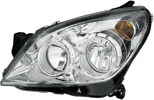 HELLA 1EG 270 370-611 Halogen Headlight for Opel Astra H (A04) Chrome for right-hand traffic - left