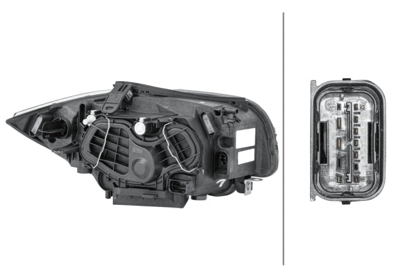 HELLA 1EG 354 538-011 Halogen Headlight for BMW 1 (E81) for right-hand traffic - left