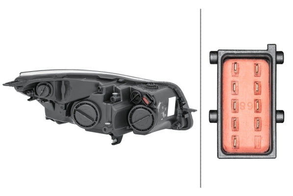 HELLA 1EJ 009 630-311 FF/Halogen Headlight for Opel Insignia A Sports Tourer (G09) for right-hand traffic - left