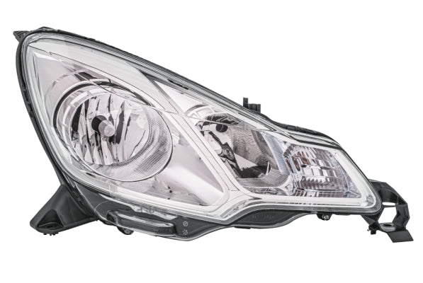 HELLA 1EJ 354 674-021 Bulb Headlight for Citroën C3 II (SC_) Chrome for right-hand traffic- right