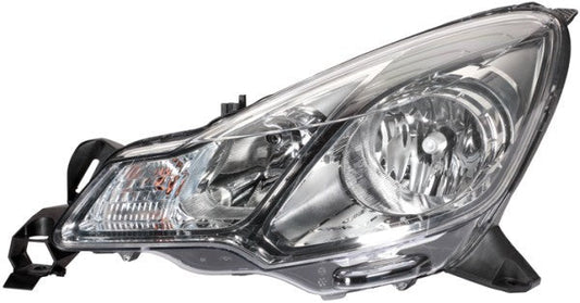 HELLA 1EJ 354 674-061 Bulb Headlight for Citroën Ds3 Chrome/Black for right-hand traffic- right