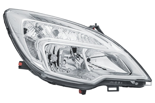 HELLA 1EJ 354 676-021 FF/Halogen Headlight for Opel Meriva B Mpv (S10) for right-hand traffic- right