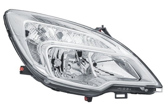 HELLA 1EJ 354 676-021 FF/Halogen Headlight for Opel Meriva B Mpv (S10) for right-hand traffic- right