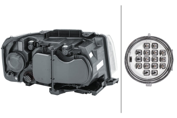 HELLA 1EJ 354 813-031 Halogen/LED Headlight for Land Rover Freelander 2 (L359) for right-hand traffic - left