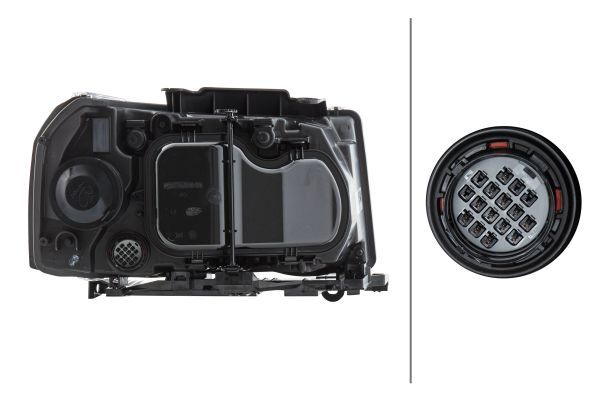 HELLA 1EJ 354 813-151 LED/Halogen Headlight for Land Rover Freelander 2 (L359) for right-hand traffic - left