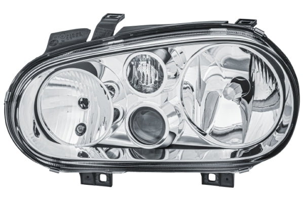 HELLA 1EL 007 700-051 DE/FF/Halogen Headlight for VW Golf IV (1J1) for right-hand traffic - left