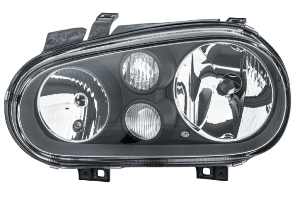 HELLA 1EL 007 700-151 DE/FF/Halogen Headlight for VW Golf IV (1J1) for right-hand traffic - left