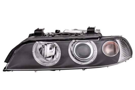 HELLA 1EL 008 052-571 Halogen/Xenon Headlight for BMW 5 (E39) Black for right-hand traffic - left