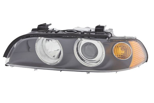 HELLA 1EL 008 053-511 Halogen/FF/DE Headlight for BMW 5 (E39) Yellow for right-hand traffic - left