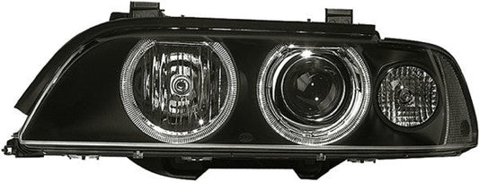 HELLA 1EL 008 053-571 DE/FF/Halogen Headlight for BMW 5 (E39) Black for right-hand traffic - left