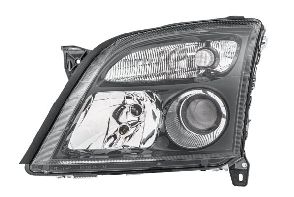 HELLA 1EL 008 320-131 DE/Halogen Headlight for Opel Vectra C (Z02) Black for right-hand traffic - left