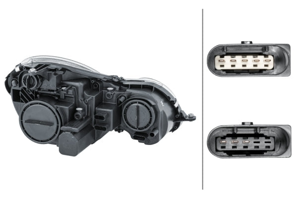 HELLA 1EL 009 260-071 Halogen Headlight for Mercedes-Benz E-Class (W211) for right-hand traffic - left