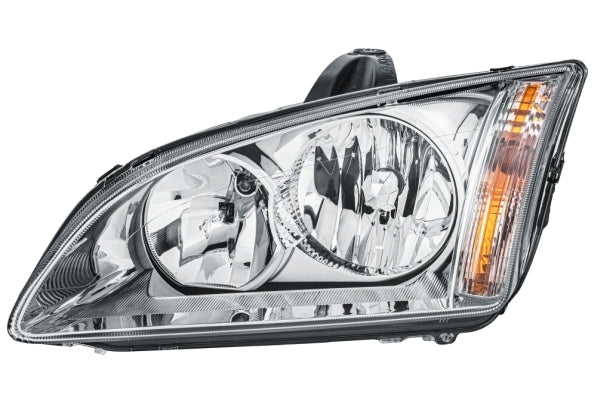 HELLA 1EL 010 201-011 Halogen Headlight for Ford Focus II (DA_, HCP, DP) Chrome for right-hand traffic - left