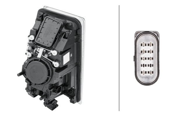 HELLA 1EL 010 478-111 DE/Halogen Headlight for right-hand traffic - left