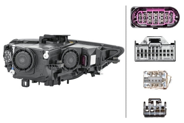 HELLA 1EL 010 740-311 Bi-Xenon/LED Headlight for Audi A3 (8V1, 8VK) for right-hand traffic - left