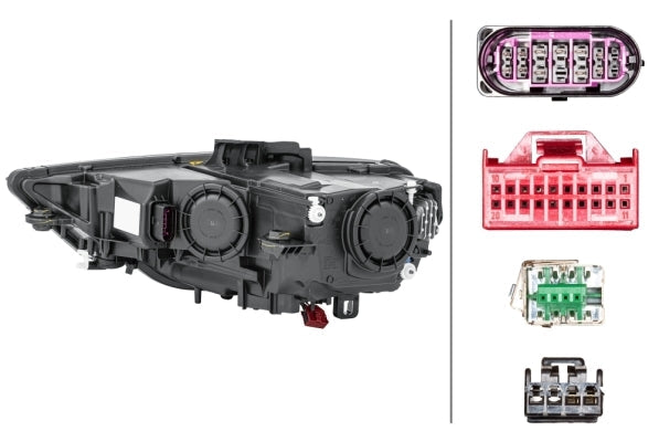 HELLA 1EL 010 740-321 Bi-Xenon/LED Headlight for Audi A3 (8V1, 8VK) for right-hand traffic- right