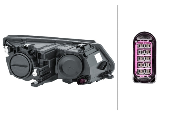 HELLA 1EL 010 749-211 Halogen/FF Headlight for VW Tiguan (5N_) for right-hand traffic - left
