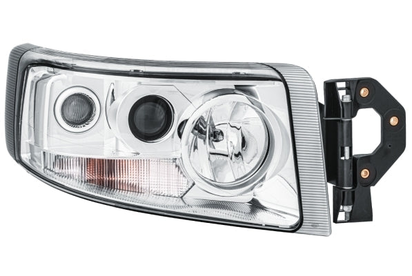 HELLA 1EL 011 899-381 Halogen Headlight for Renault Trucks Premium II Route Chrome for right-hand traffic- right