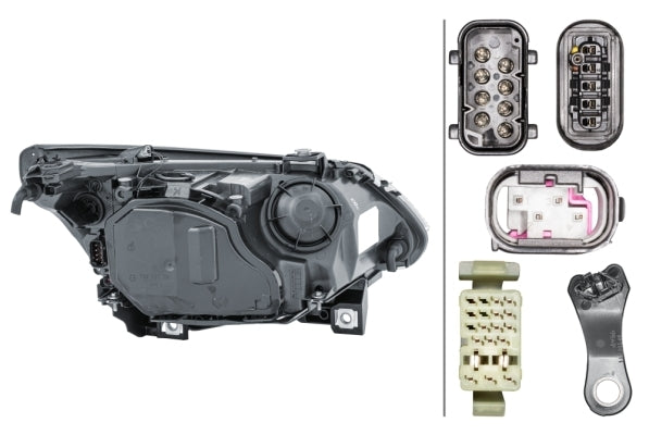 HELLA 1EL 160 287-011 Bi-Xenon/Halogen Headlight for BMW 5 (E60) for right-hand traffic - left