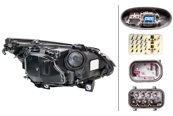 HELLA 1EL 163 073-011 Halogen/Bi-Xenon Headlight for BMW 5 (E60) for right-hand traffic - left