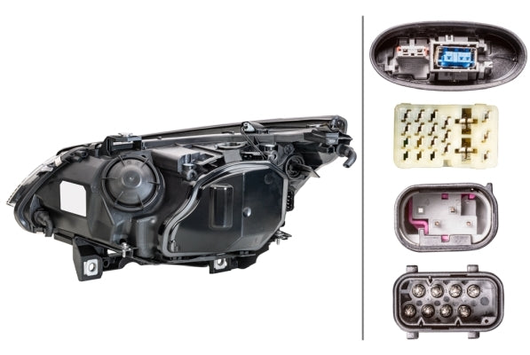 HELLA 1EL 163 074-011 Bi-Xenon/Halogen Headlight for BMW 5 (E60) for right-hand traffic- right