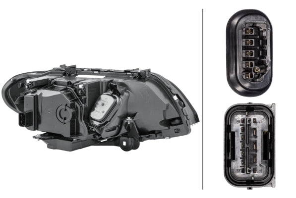 HELLA 1EL 224 485-411 Halogen/Bi-Xenon Headlight for BMW X5 (E53) for right-hand traffic - left