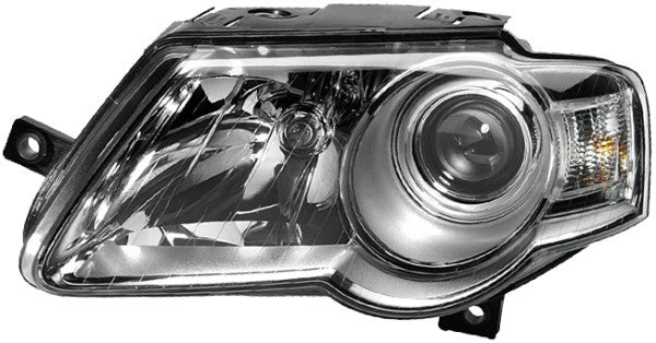 HELLA 1EL 247 014-061 FF/DE/Halogen Headlight for VW Passat Variant (3C5) SAE for right-hand traffic- right