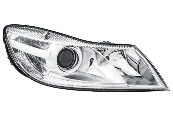 HELLA 1EL 247 052-261 FF/DE/Halogen Headlight for Skoda Octavia II (1Z3) for right-hand traffic- right
