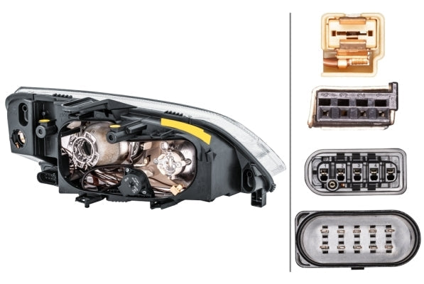 HELLA 1EL 270 600-371 Bi-Xenon/Halogen Headlight for Ford Focus C-Max (DM2) for right-hand traffic - left