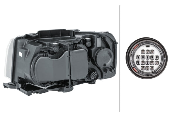 HELLA 1EL 354 025-061 Bi-Xenon Headlight for Land Rover Freelander 2 (L359) for right-hand traffic- right