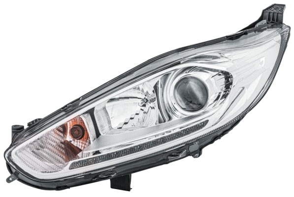HELLA 1EL 354 803-051 Halogen Headlight for Ford Fiesta VI (CB1, CCN) Individual/Sport, Titanium for right-hand traffic - left