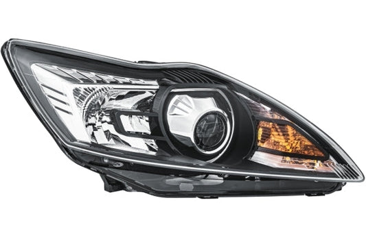 HELLA 1EL 354 807-061 Bi-Xenon Headlight for Ford Focus II (DA_, HCP, DP) Black for right-hand traffic- right