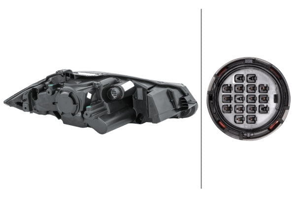 HELLA 1EL 354 815-071 Bi-Xenon/LED Headlight for Jaguar Xf (X250) for right-hand traffic - left