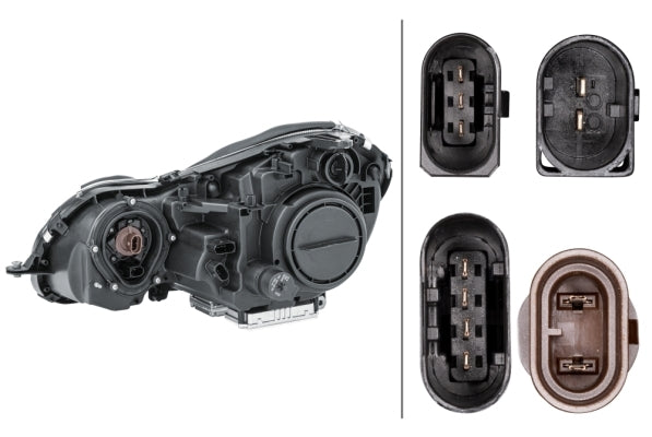 HELLA 1ES 008 369-481 Bi-Xenon Headlight for Mercedes-Benz E-Class (W211) for right-hand traffic- right