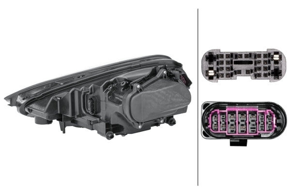 HELLA 1EX 011 745-161 LED Headlight for Porsche Cayenne (92A) for right-hand traffic- right