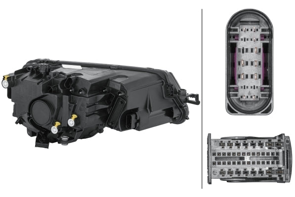 HELLA 1EX 354 855-031 LED Headlight for SKODA KAROQ (NU7, ND7) for left-hand traffic - left